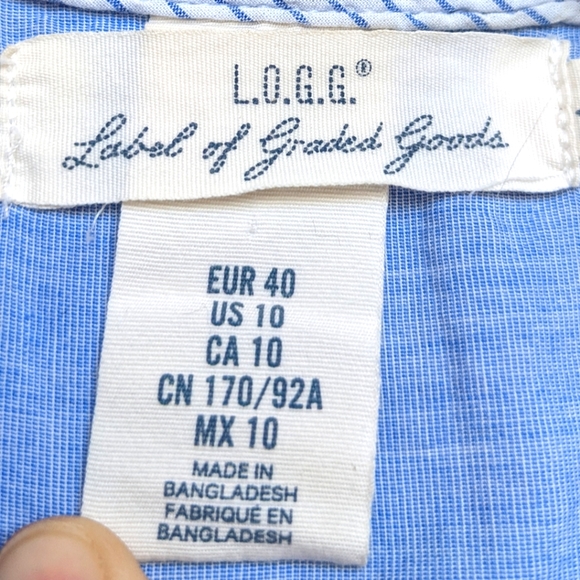 ✨2/$40✨ L.O.G.G. long sleeve button down - Picture 7 of 7